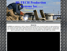 Tablet Screenshot of hi-techfab.net